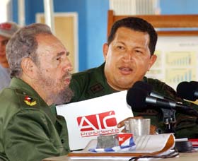 Conversa Fidel con Chávez en Aló, Presidente